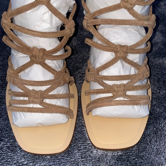 New Rag & Bone Camille Suede Sandals Size 6.5 - Picture 6 of 14